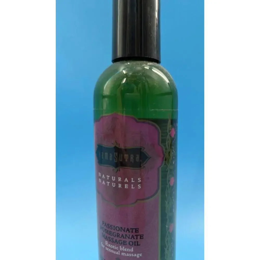 Kama Sutra Naturals Passionate Pomegranate Massage Oil -‎ 8 fl oz